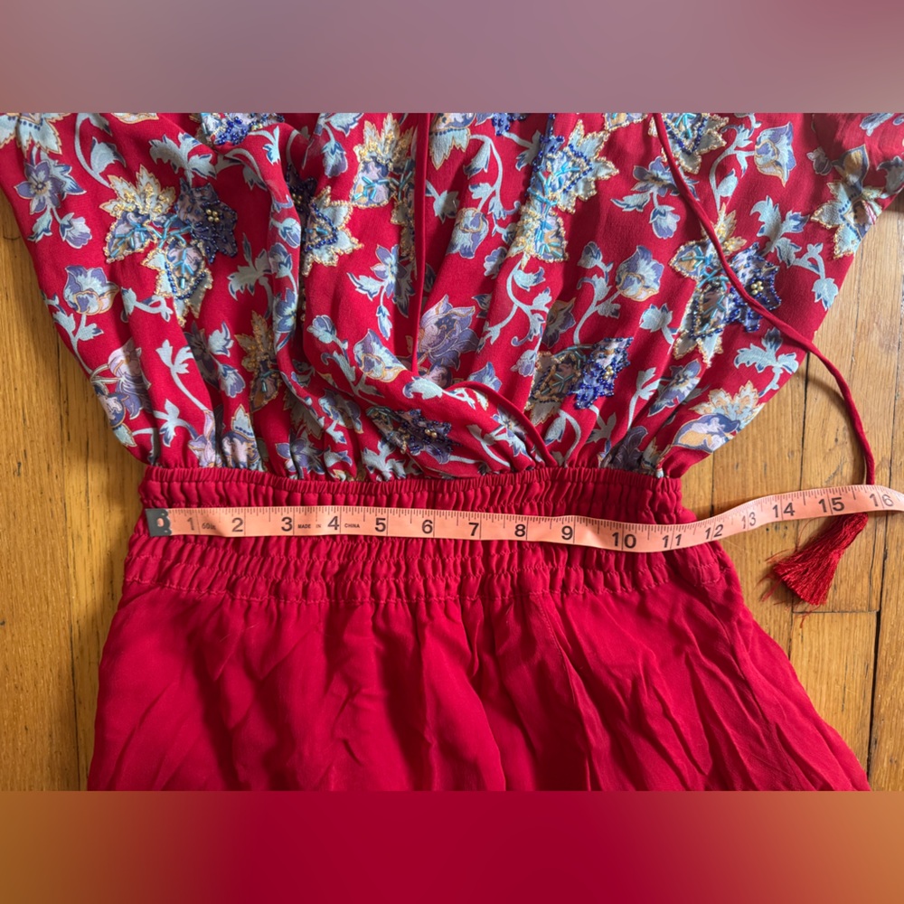 80s Vintage Diane Freis Silk Dress - Picture 6 of 9